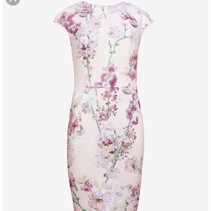 Ted Baker Sprinkled Blossoms bodycon dress size 1